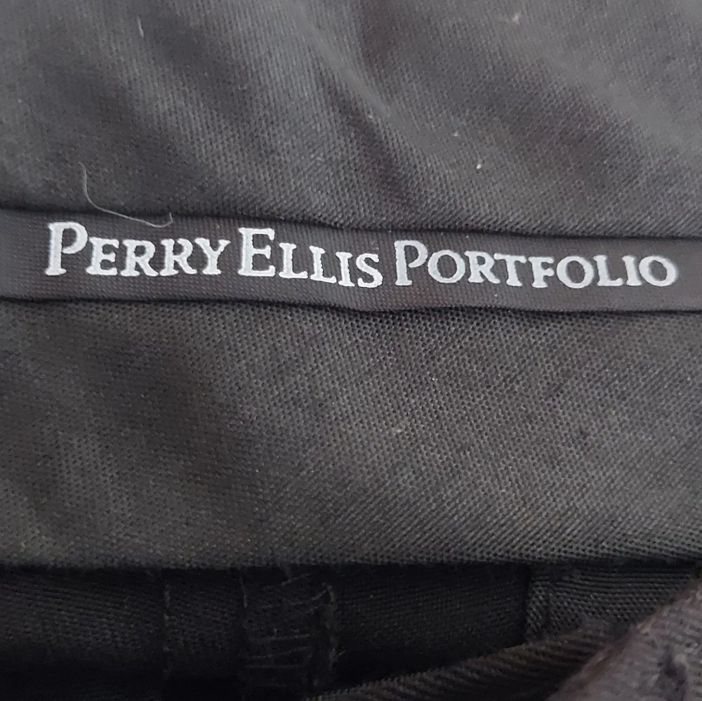 Perry Ellis Portfolio Slacks Boy Size 10 Black - Picture 3 of 5